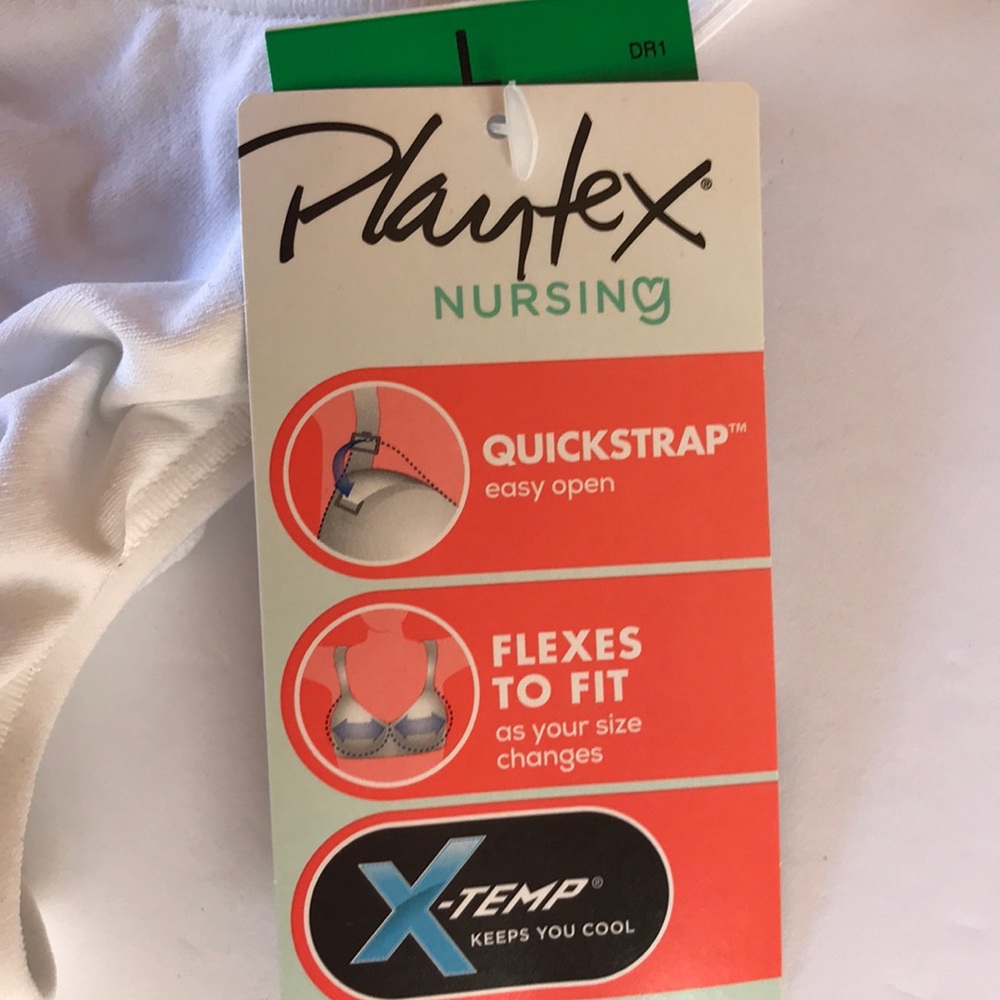 Playtex nursing bra Large white wirefree seamless - Picture 2 of 8
